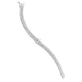 Marquise Flower Cubic Zirconia Bracelet