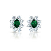 Flower Cubic Zirconia Earrings