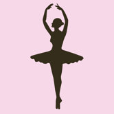 Ballet Dancer Wall Decal