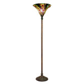 3D Purple Wave Torchiere Lamp