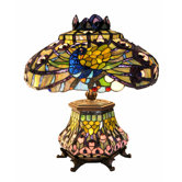 Peacock Lantern Table Lamp