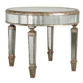 Mirror End Table