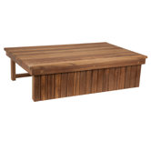 Elevated Teak Shower Mat