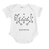 Football Organic Short Sleeve in White