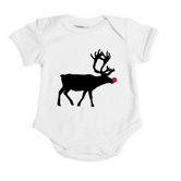 Reindeer Silhouette Organic One Piece