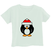 Christmas Penguin Organic Tee