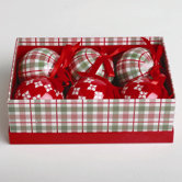 Twas The Night Harlequin Ornaments Boxed Set (Set of 6)