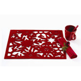 Twas The Night Snowflake Felt Placemat (Set of 4)