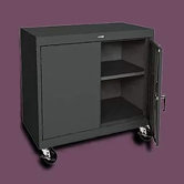 Transport Wide Single Shelf Work Height Storage - 36" x 36" x 18"