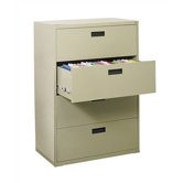 Four-Drawer Lateral File Cabinet