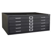 Cabinets with 5 Drawer Flat File