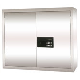 Stainless Steel Wall Cabinet with Electronic Lock 30x12x30