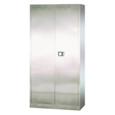 Stainless Steel Cabinet with Paddle Lock, 36x18x72