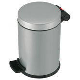 27cm Trento 4 Pedal Cosmetics Bin in Silver