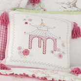 Pink Pagoda Decorative Pillow