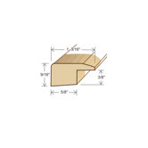 72" Solid Hardwood Unfinished Bamboo Carbonized Strand Square Nose