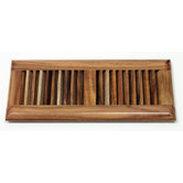 4" x 12" Surface Mount Acacia Wood Vent in Natural