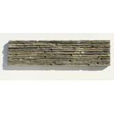 Portico Slate 6" x 23 1/2" Stacked Stone Tile in Dark Green