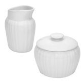 French White Sugar and Creamer Set