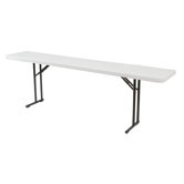 6' Rectangular Narrow Folding Table