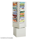 Steel Rotary 44 Pocket Magazine Rack