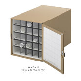 Stackable Roll File Storage Box
