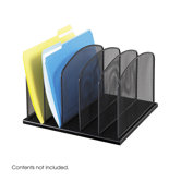 5 Section Mesh Upright Desk Organizer