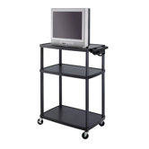 Mobile AV Adjustable TV Cart
