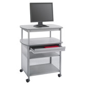 Impromptu Av Cart with Storage Drawer, 3-Shelf