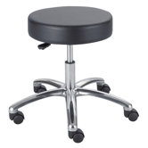 Height Adjustable Lab Stool with Casters