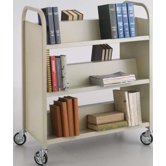 Double-Sided Book Cart