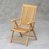 Teak Columbus Adjustable Chair