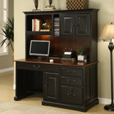 Bridgeport Computer Desk with Hutch
