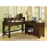 Castlewood 24" Writing Desk Hutch