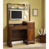 Bella Vista Computer Desk with Media Panel
