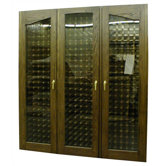 900-3 Door Provincial Oak Wine Cooler Cabinet