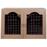 Provincial 2 Door Oak Wine Cooler Credenza