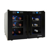 12-Bottle Dual-Zone Thermoelectric Wine Cooler