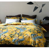 Peacock Citrine Duvet Collection