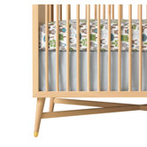 Solid Crib Skirt in Blue