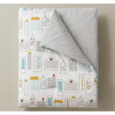 Skyline Play Blanket in Light Blue