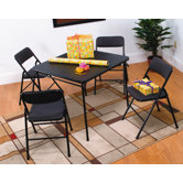 5 Piece Folding Table Set