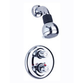 Shower Head with Arm and Flange