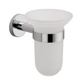 Atlanta Toothbrush and Tumbler Holder in Chrome