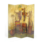 The Cowboy 4 Panel Distressed Room Divider