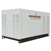 27 kW Generac Liquid-Cooled Generator, CSA, SCAQMD, EPA Compliant in Aluminum