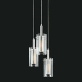 Zylinder Contemporary 3 Light Foyer Pendant