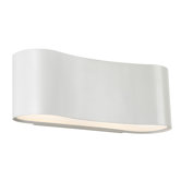 Corso Two Light Wall Sconce with CFL Bulb in Satin White