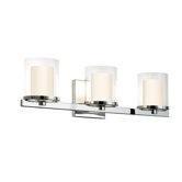 Votivo Three Light Bath Vanity in Polished Chrome