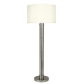 Colonna Two Light Floor Lamp in Satin Nickel